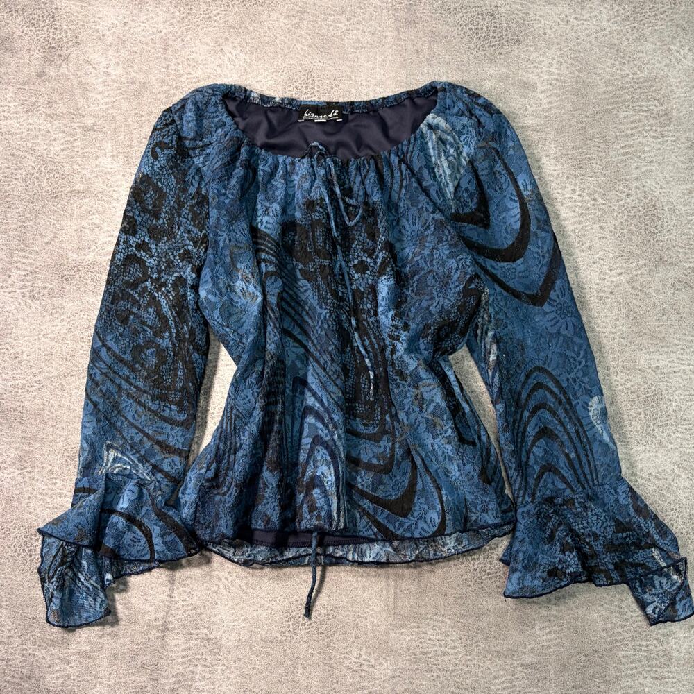 Vintage Lace Whimsy Biyaycda Blouse